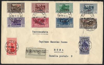 Poststück - Ägäische Inseln (Egeo), - Stamps