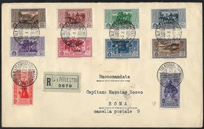 Poststück - Ägäische Inseln (Egeo), - Stamps