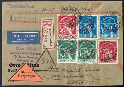 Poststück - Berlin Nr. 68/70 (je zweifach) auf - Známky