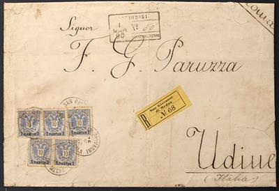 Poststück/Briefstück/gestempelt - Österr. Levante, - Briefmarken