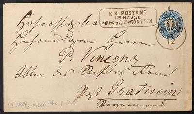 Poststück/Briefstück - Partie Poststücke Österr. Ausg. 1863/64, - Stamps
