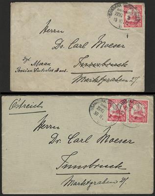 Poststück - D. Ostafrika, - Stamps