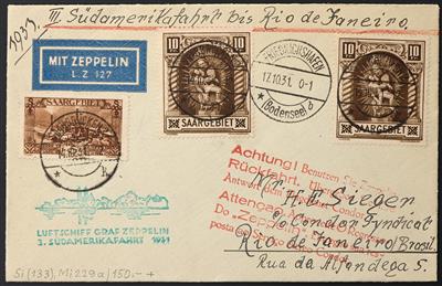 Poststück - D.Reich Zeppelin, - Stamps