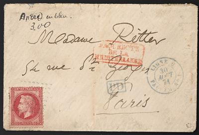 Poststück - Frankreich Schiffspost, - Briefmarken