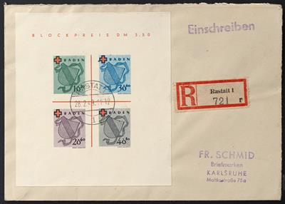 Poststück - Franz. Zone, - Briefmarken