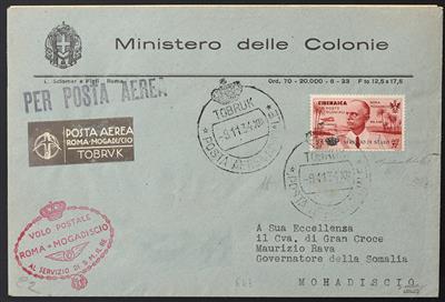 Poststück - Italienisch Cyrenaica - Známky