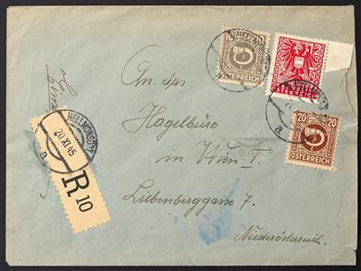 Poststück - Mühlviertel 1945, - Francobolli