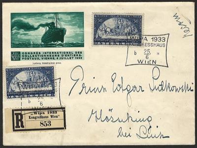 Poststück - Österr., - Briefmarken