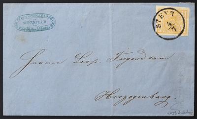 Poststück - Österr. Ausg. 1850, - Briefmarken