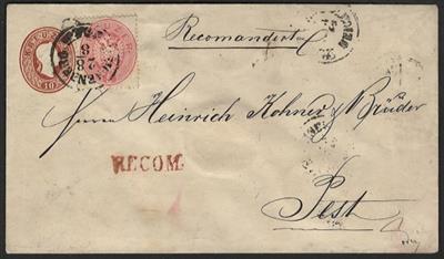 Poststück - Österr. Ausg. 1861/1863, - Francobolli