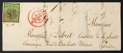 Poststück - Schweiz Kanton Genf, - Briefmarken