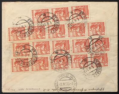 Poststück - ST. GEORGEN a. d. GUSEN bzw. am WALDE (Mühlviertel), - Stamps