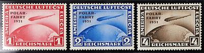 * - D.Reich Zepp. Flug  Nr. 456/458 (POLARFAHRT) Falzr., - Známky