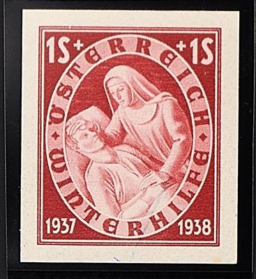 ** - Österr. Nr. 642U/45U (Winterhilfe IV 1937 UNGEZÄHNT), - Briefmarken