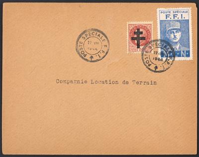 **/Poststück - Frankreich, - Briefmarken