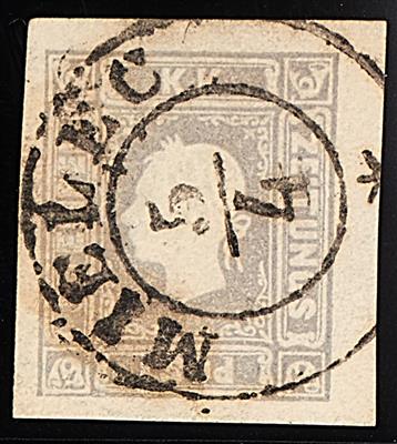 gestempelt - Österr. Nr. 17e (grauviolett), - Briefmarken