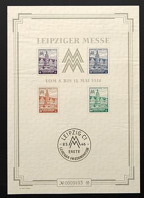 gestempelt - Partie Nachkriegsdeutschland mit Berlin, - Stamps