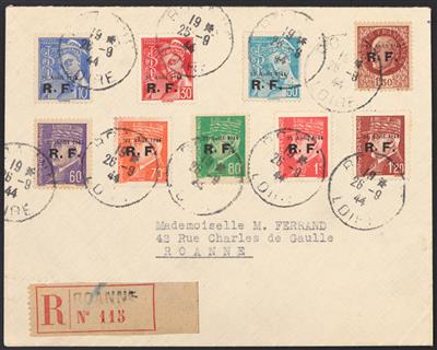 Poststück - Frankreich, - Známky