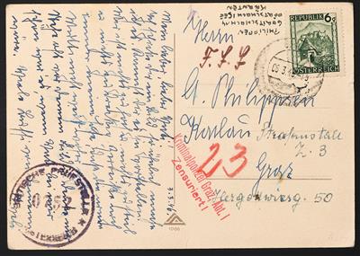 Poststück - Österreich 1946, - Francobolli