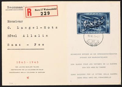 Poststück - Partie Poststücke Schweiz ab 1919, - Briefmarken