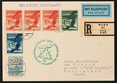 Poststück - 12. Südamerikafahrt 1934 (Weihnachtsfahrt), - Stamps