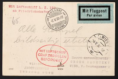 Poststück - 2. Schweizfahrt 1930, - Francobolli