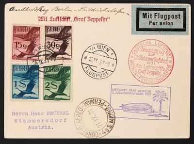 Poststück - 2. Südamerikafahrt 1931, - Briefmarken