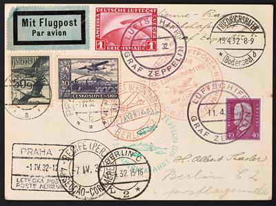 Poststück - 2. Südamerikafahrt 1932, - Známky