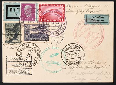 Poststück - 2. Südamerikafahrt 1932, - Briefmarken