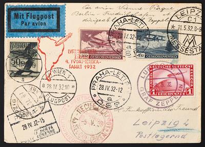 Poststück - 4. Südamerikafahrt 1932, - Briefmarken