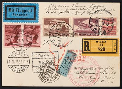 Poststück - 4. Südamerikafahrt 1932, - Briefmarken