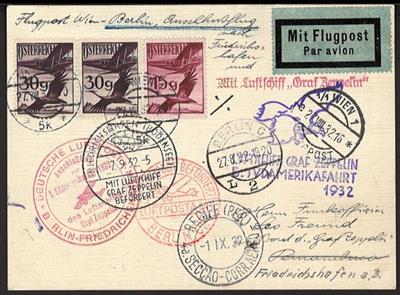 Poststück - 5. Südamerikafahrt 1932, - Známky