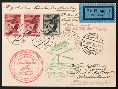 Poststück - 6. Südamerikafahrt 1932, - Briefmarken
