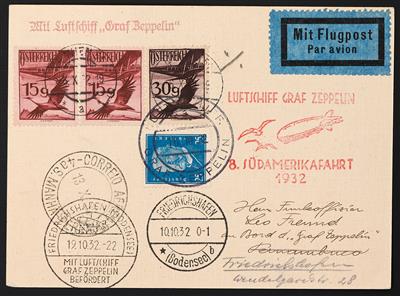 Poststück - 8. Südamerikafahrt 1932, - Stamps