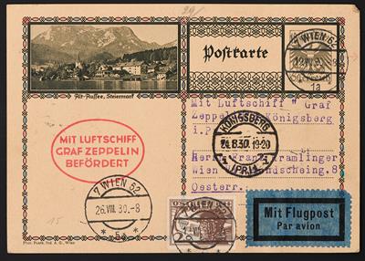 Poststück - Ostpreußen - Fahrt 1930, - Stamps