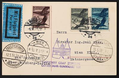 Poststück - Ostseejahr - Rundfahrt 1931, - Stamps