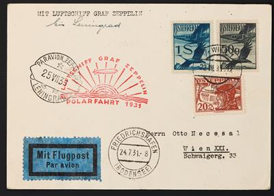 Poststück - Polarfahrt 1931, - Stamps
