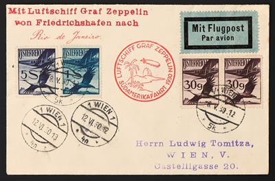 Poststück - Südamerikafahrt 1930, - Briefmarken