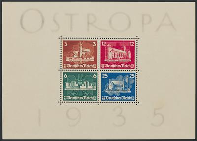 (*) - D.Reich Bl. Nr. 3 (OSTROPA), - Briefmarken