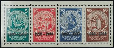 ** - D.Reich Nr. 508/511 aus Block Nr. 2 - (Nothilfe 1933) zusammenhängend feinst postfr., - Briefmarken