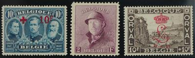 */**/gestempelt - Sehr schöne Sammlung Belgien Ausg. 1849/1960 - m. div. Blöcken, - Briefmarken