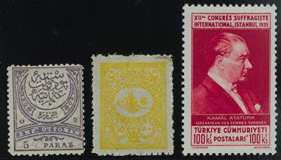 */**/gestempelt - Sehr schöne Sammlung Türkei Ausg. 1863/1960 m. Dienstm., - Briefmarken