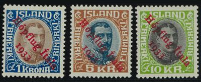 * - Island Flug  Nr. 172/74 (Hopflug) - Prachtsatz, - Stamps