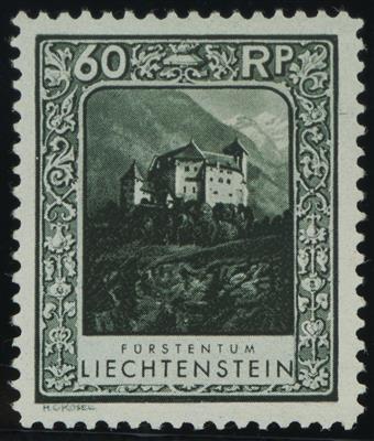 ** - Liechtenstein   ANK Nr. 103B (LZ 11 1/2) zentr. postfr. Prachtstück, - Známky