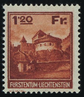 ** - Liechtenstein Nr. 120/21 mit Fotoattest Reinhardt, - Stamps