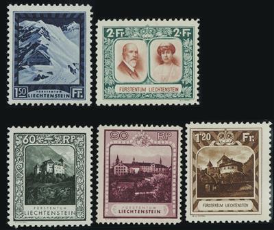 ** - Liechtenstein Nr. 94/107 (Freimarkenausgabe 1930), - Stamps