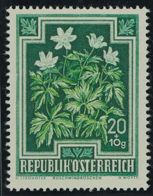 ** - Österr.   ANK Nr. 878 FI (20 Gr. ohne Blütenstaub), - Briefmarken