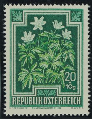 ** - Österr.   ANK Nr. 878 FI (20 Gr. ohne Blütenstaub), - Stamps