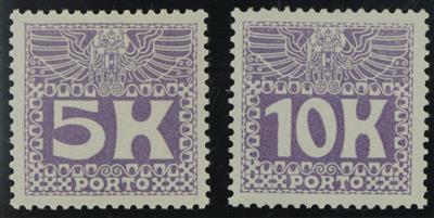 ** - Österr. Porto Nr. 45/46 postfr. Prachtstücke, - Stamps