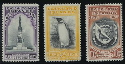 **/*/(*) - Sammlung Falkland Inseln ca. 1878/2017 mit Dependencies bzw. South Georgia bis ca. 2017, - Známky
